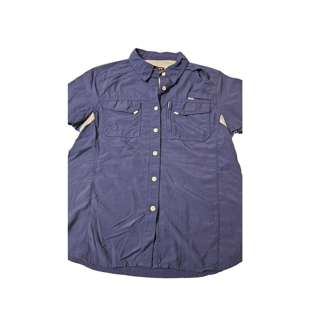 Habit button up blue‎ shirt size large